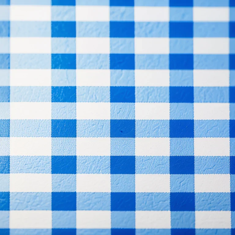 blue checkered background