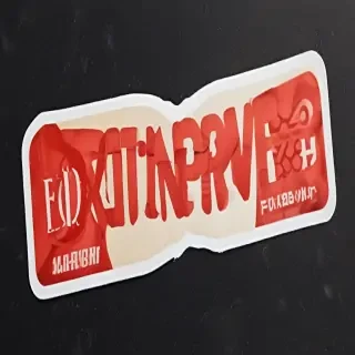 sticker texture
