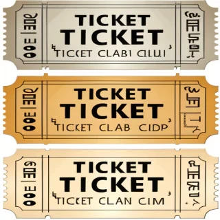 ticket clipart