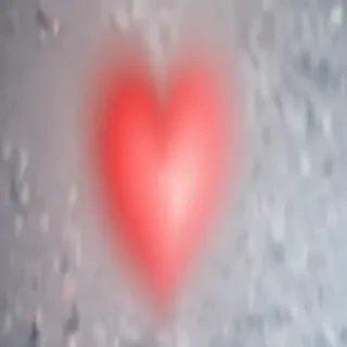 blurred heart