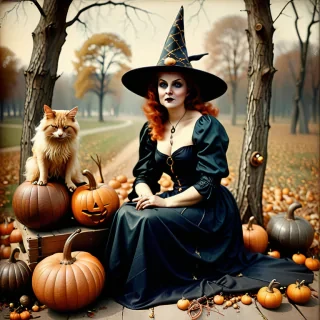 vintage witch photos