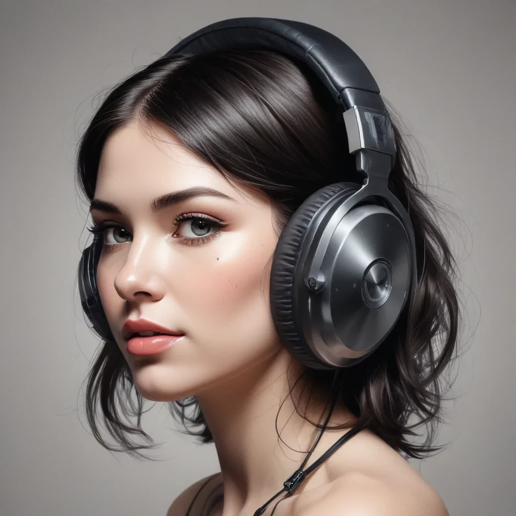 headphones drawing