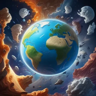 cartoon picture planet earth