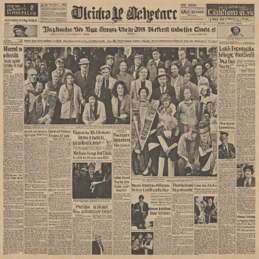 newspaper collage png