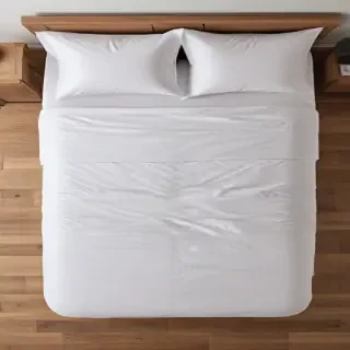 bed top view