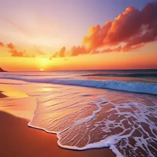 sunset wallpaper beach