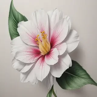 flower pencil drawing