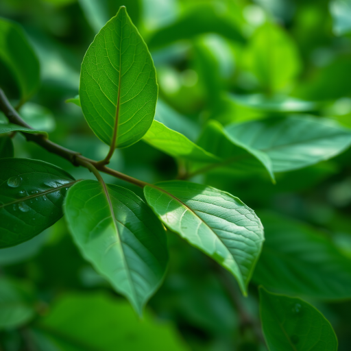 leaves transparent