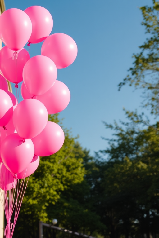 pink balloons png