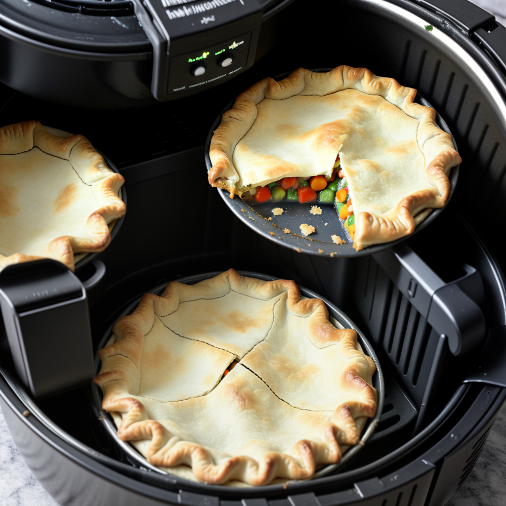 can you put a pot pie in the air fryer