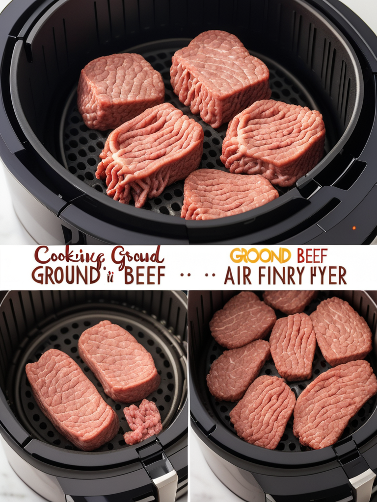 cooking ground beef in air fryer