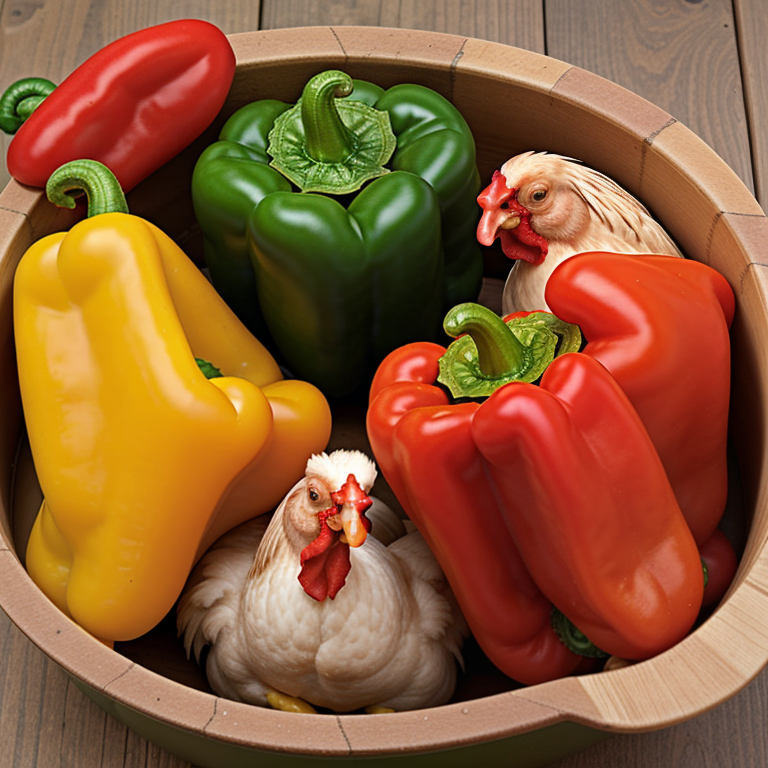 can chickens have bell peppers