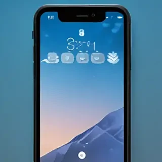 iphone blue wallpaper