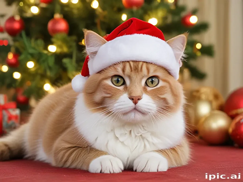 christmas images cats