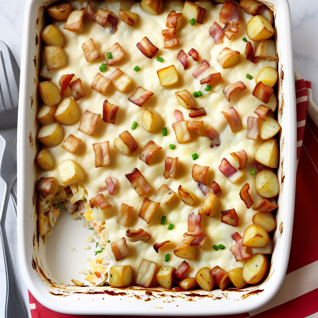 chicken bacon ranch potato casserole