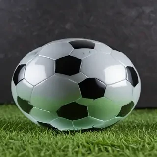 transparent soccer ball