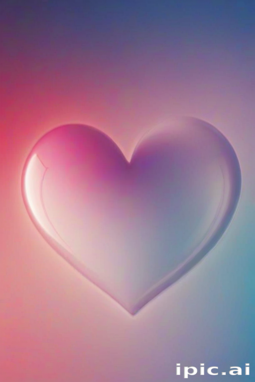 blurry heart wallpaper