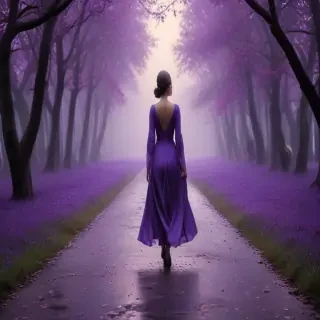 aesthetic purple pictures