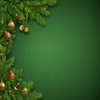 green christmas bg