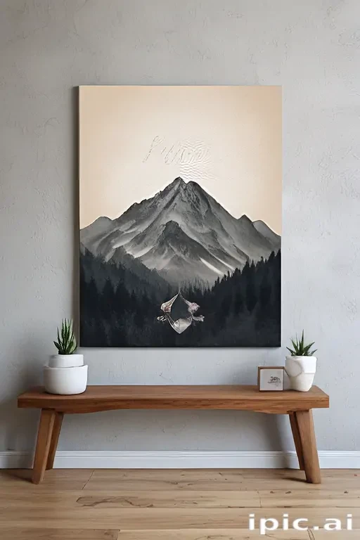 wall art mock up