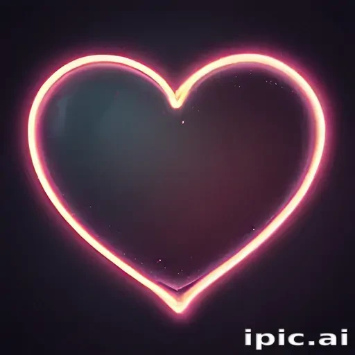 glow heart png