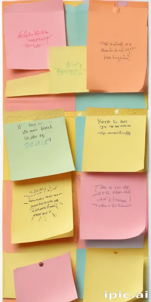 sticky notes png transparent