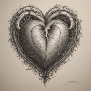 hand drawn heart