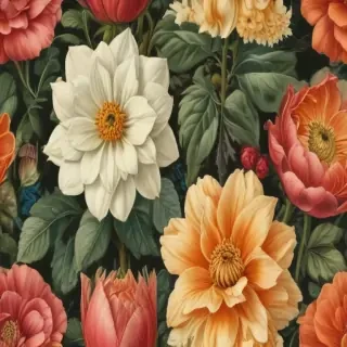 vintage flower illustration