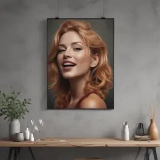 free wall art mockup