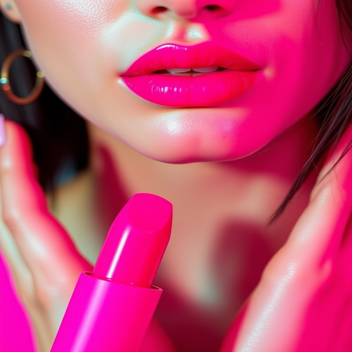 Neon pink lip stain "Electric Fuchsia" offering long-lasting, transfer-resistant color with a matte finish and intense pigmentation for a bold and vibrant look