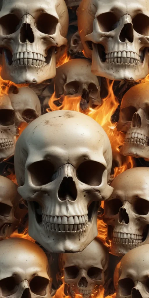 skull background