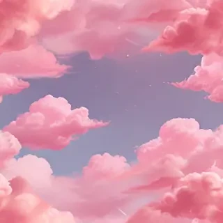 aesthetic pink clouds