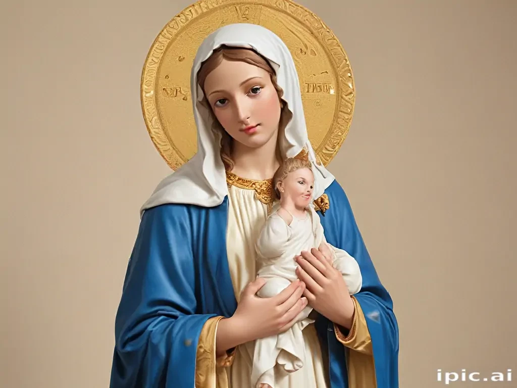 virgin mary clip art