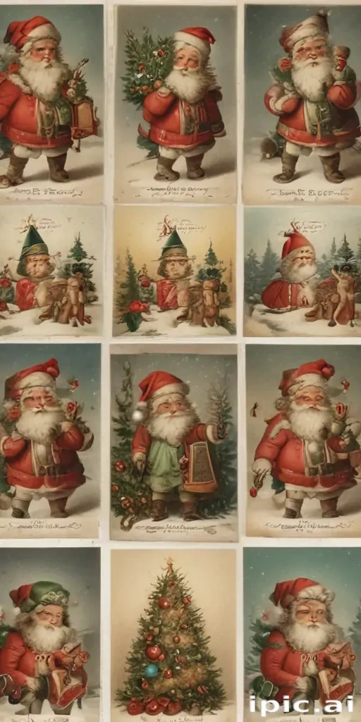 free printable vintage christmas images