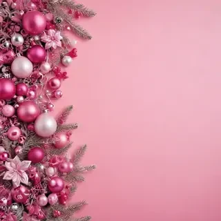 pink christmas background