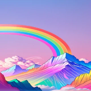 aesthetic wallpapers rainbow