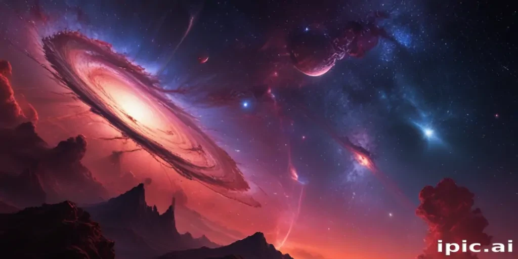 galaxy red wallpaper