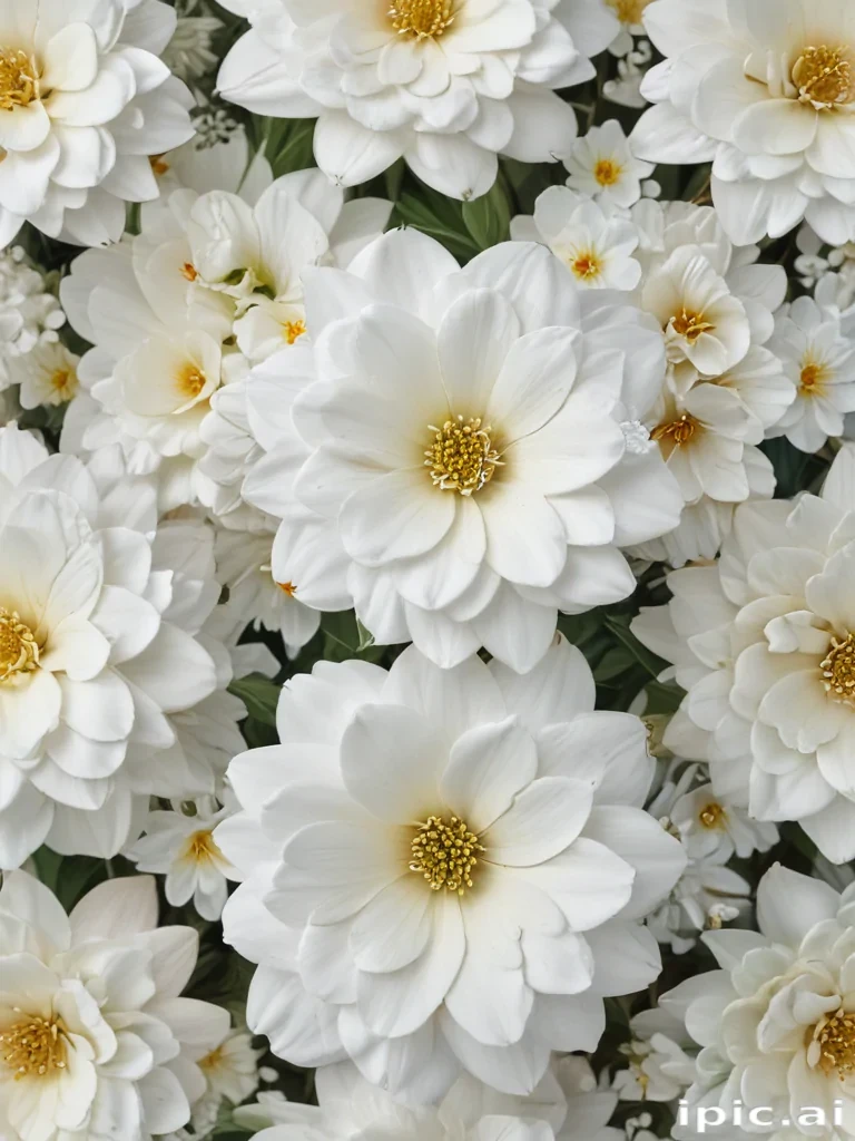 background white flower