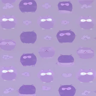 iphone kawaii cute purple wallpaper