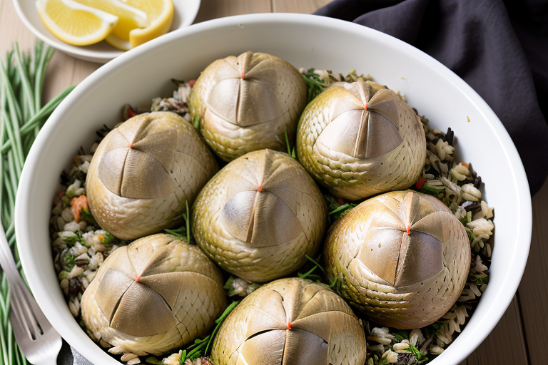 wild rice stuffing for cornish hens