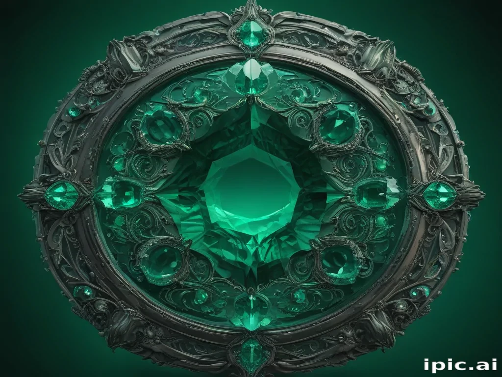 emerald green bg