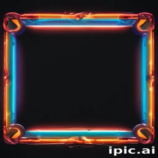 neon frame png