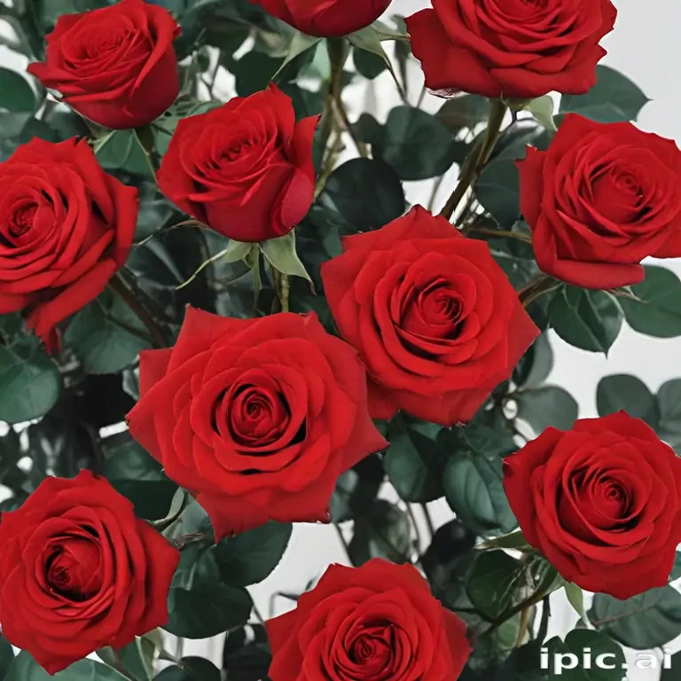 red roses aesthetic