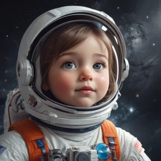 astronaut cartoon