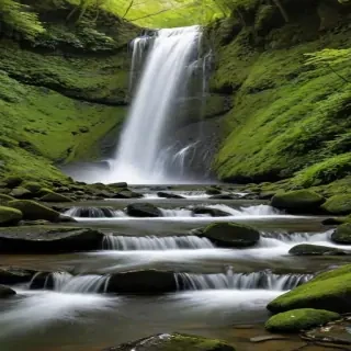 water fall wall paper