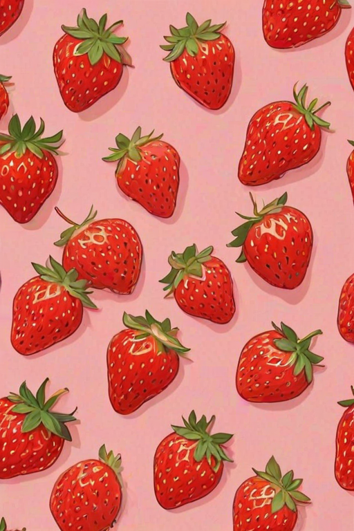 aesthetic strawberry wallpaper