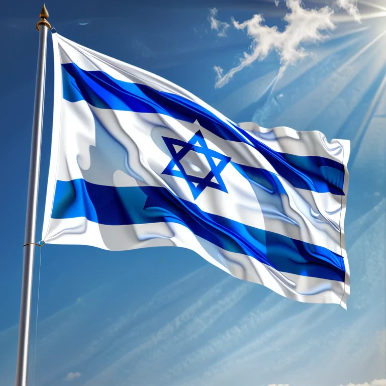 transparent israel flag