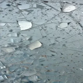 broken glass texture