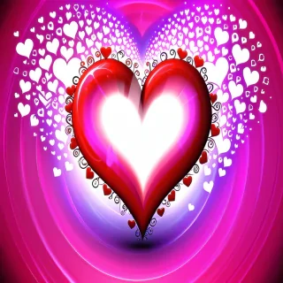 cool heart backgrounds