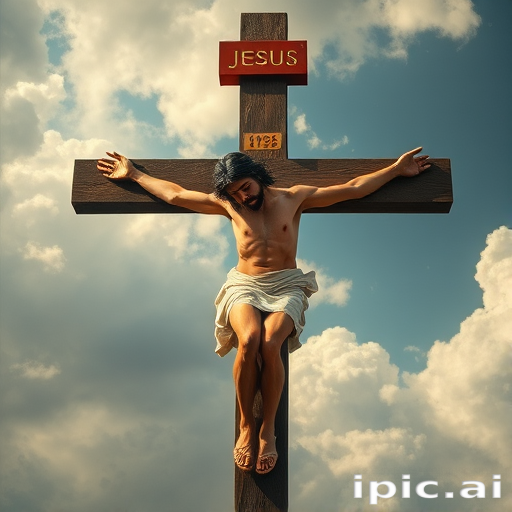 pics of jesus on the cross